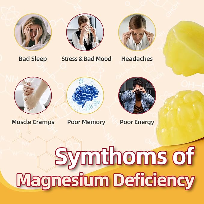 DREAVIO 90 Count Magnesium Glycinate Gummies w/Ashwagandha Supplement - Sugar Free Zinc Magnesium Glycinate Supplement Ashwagandha Gummies for Adults Pineapple Flavor