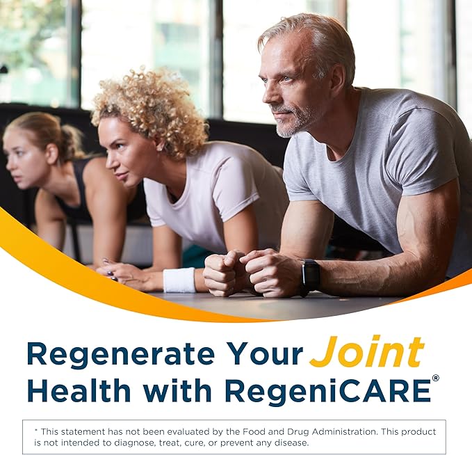 RegeniCARE Canister Joint Support Trio: Green Apple Mango &amp Lemon - Powerful Joint Health Supplement Bundle