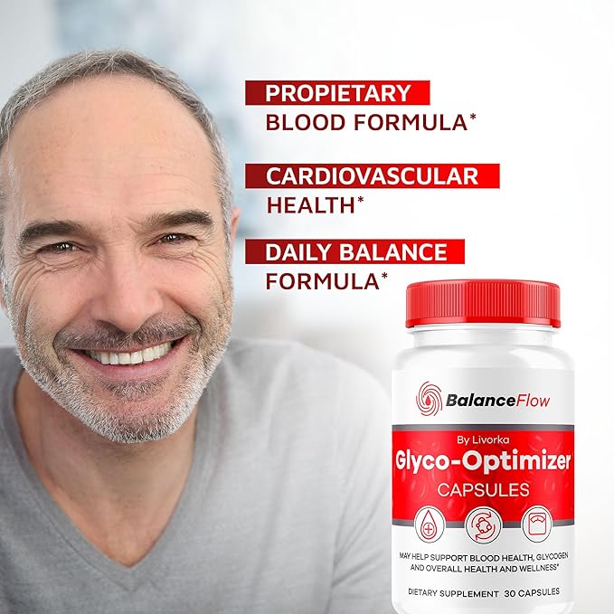 (2 Pack) Balance Flow Glyco Optimizer Balance Flow Balance Flow Glycol Optimizer Supplement BalanceFlow Support Capsules Balance Flow Blood Support Advanced Formula 60 Capsules for 2 Months