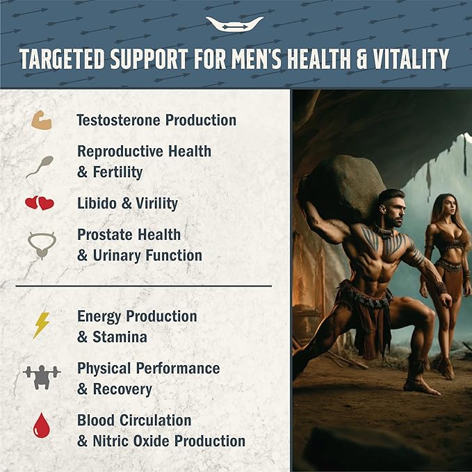 100% Grass Fed Beef Testicle with Prostate Blood Liver &amp Heart - Beef Organ Supplement for Men - 3000mg / 30 Servings