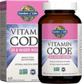 Garden of Life Multivitamin for Women - Vitamin Code 50 &amp Wiser Women's Raw Whole Food Vitamin Supplement with Probiotics Vegetarian 120 Count