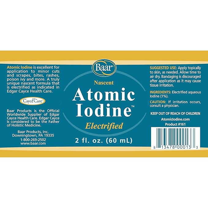 Atomic Iodine 2 oz.