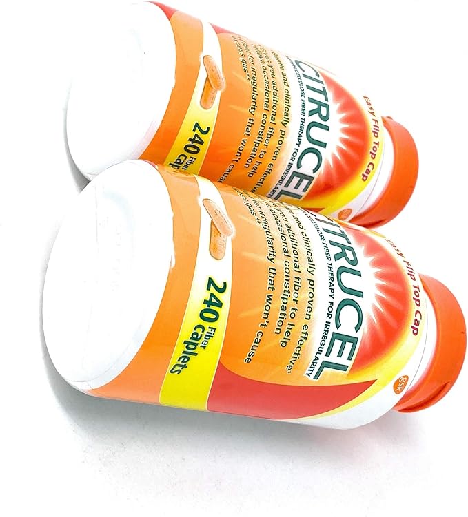 Citrucel Fiber Therapy 240 Fiber Caplets (2 Pack)