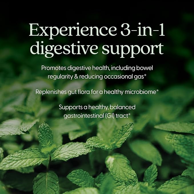 New Chapter All-Flora Probiotic for Advanced Digestion &amp Complete Gut Health with Prebiotics + Postbiotics Clinical-Strength Strains 100% Vegetarian Non-GMO Shelf Stable - 60 ct (2 Month Suppl