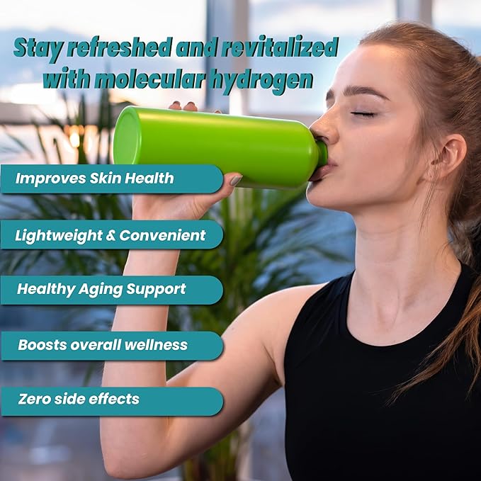 H2 Molecular Hydrogen Water Tablets with Magnesium Antioxidant Drinking Water Tablet Supports Cellular Health Fight Stress Recovery &amp Cognitive Function - 8 PPM Fast Dissolving 30 H2 Tablets