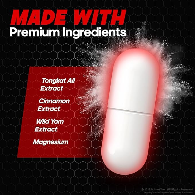 Ereforce – Advanced Daily Formula with Premium Ingredients to Help Fuel Energy Support Daily Performance &amp Active Lifestyle | Just 2 Easy-to-Swallow Pills a Day (60 Capsules)