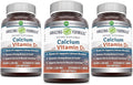 Amazing Formulas Calcium with Vitamin D3 220 Supplement | 1000 Mg | 220 Softgels | Non-GMO | Gluten-Free | Made in USA | Pack of 3