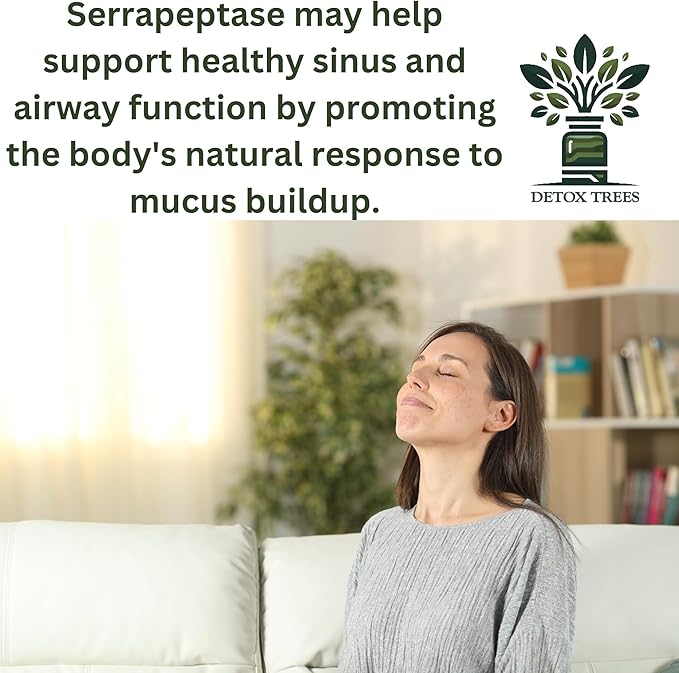 Serrapeptase 40000 SPU - Proteolytic Enzyme for Inflammation Support - Sinus Respiratory and Joint Comfort - Non-GMO - Gluten Free - Vegan - 90 Capsules