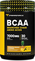 Primaforce BCAA Powder (Pineapple Mango) 30 Servings Per Container - 2:1:1 BCAAs Post-Workout Recovery Drink with Amino Acids and Real Salt for Men &amp Women