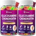 2-Pack 3000mg Glucosamine Chondroitin Gummies with MSM &amp Elderberry Joint Supplements for Women Men Extra Strength Joint Нealth Flеxibility Αntioxidant Immunе Support Supplement Gummy 120Gum