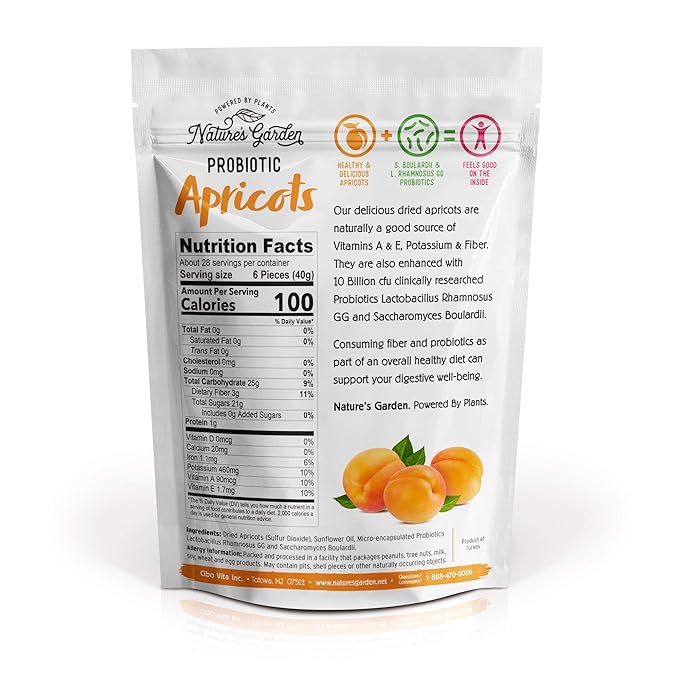 Nature's Garden Probiotic Apricot 40oz 1 pack