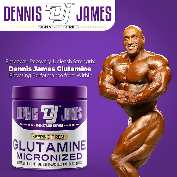 DENNIS JAMES Signature Series Glutamine Micronized | 60 Serving 300g