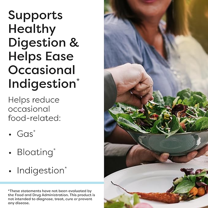 SFI Health Multi Enzyme Supplements for Digestive Health - Ther-Biotic Vital-Zymes Complete - Digestive Enzymes to Help Ease Indigestion &amp Aid Nutrient Absorption (120 Capsules)