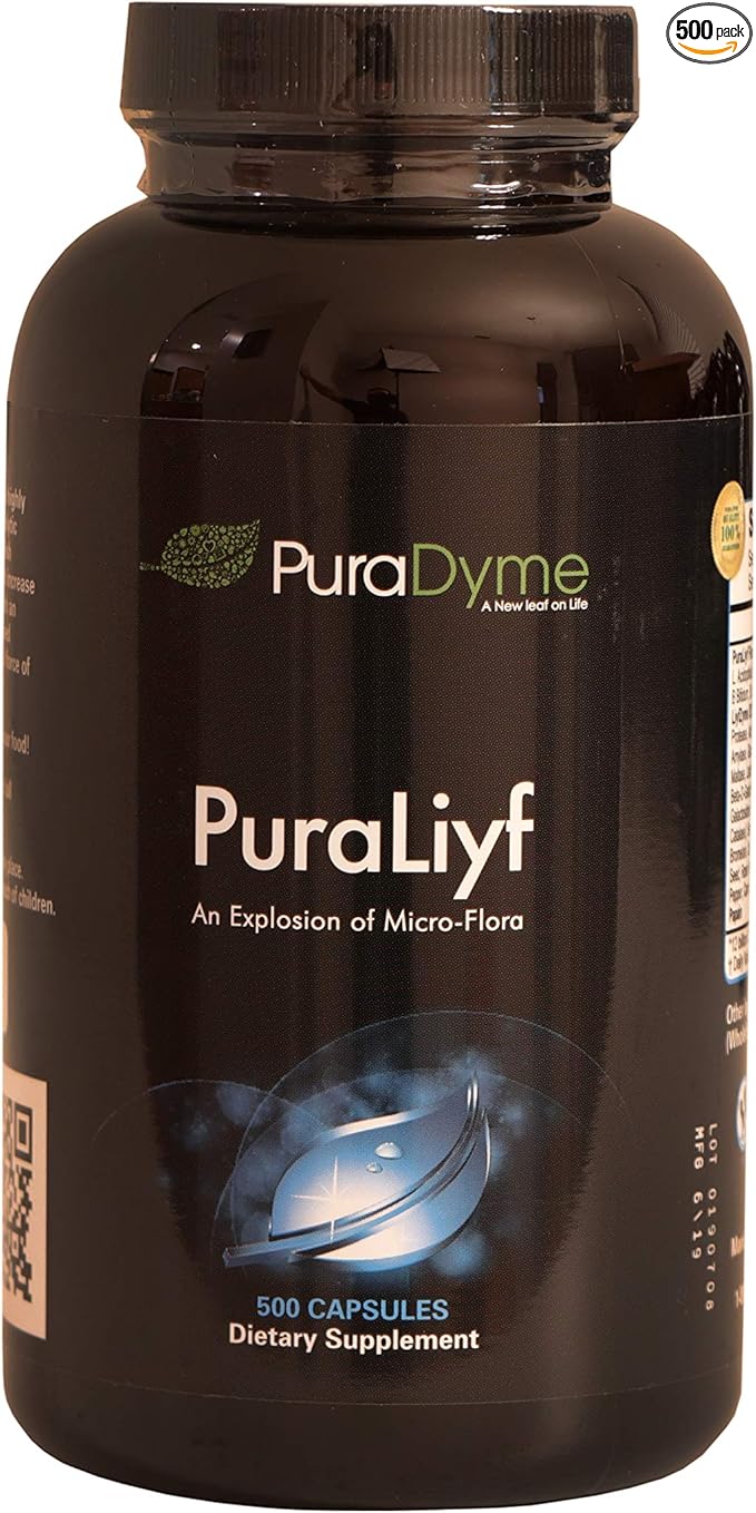 Puradyme PuraLiyf 500 Veggie Capsules by Lou Corona