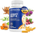 BioMatrix Intestinal Repair Supplement with Glutamine and Herbs for Leaky Gut Prebiotic Support Relief from Bloating Gas Constipation | SIBO | Veggie Caps | 60-Day Supply – Leaky Gut-X