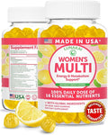 Lunakai USA Made Womens Multivitamin Gummies – Delicious Daily 16 Multi Vitamins for Women – Wellness Energy &amp Essential Health Support 60ct
