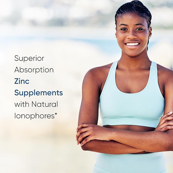 Sandhu's Zinc Supplement with Ionophores| Quercetin &amp Green Tea Extract for Superior Absorption and High Potency| 800mg Vegetarian Capsules 120 Count (Pack of 1)| Immune Support for Men &amp Wome