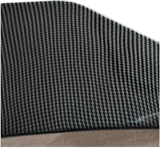 Compatible for Mercedes-Benz CLA W117 Spoiler CLA180 CLA200 250 CLA260 CLA45 2014-2018 RT Style Carbon Fiber Rear Trunk Lip Spoiler Wing(Carbon Thread)