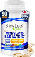 Shiny Leaf Methylated Bariatric Multivitamin Without Iron – Vitamins for Gastric Bypass &amp Sleeve 1 Daily Capsule W Methylated Folate B12 A C D K &amp More. Vegetarian Soy-Free USA Made (9