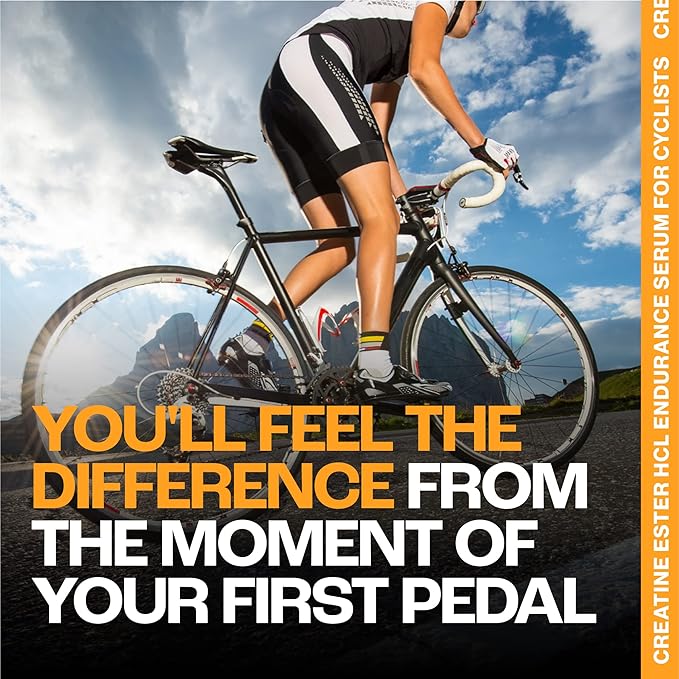 MMUSA Cyclist-Optimized Creatine Serum. Amplifies Cycling Sports Performance Boosts Nitric Oxide Levels Stamina Energy Endurance &amp Focus. Fights Fatigue &amp Lactic Acid Build Up. Cherry 5.1