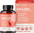 Mega Zinc Supplement 50mg 3-in-1 Zinc Complex 100 Tablets - Pure Micronutrients