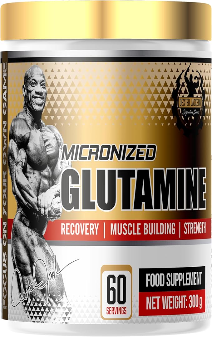 DEXTER JACKSON Gold Series Micronized Glutamine | 60 Serving 300g