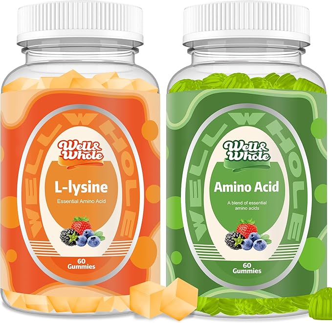 Well&ampWhole L-Lysine Gummies and EAA Gummies