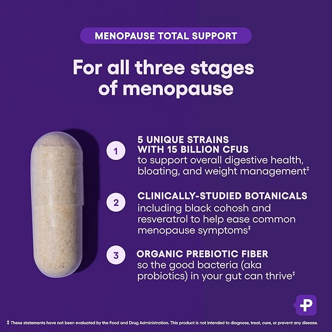 Physician's CHOICE Keep Your Cool Bundle: Mood Support Probiotic + Menopause Probiotic - Supports Hormone Balance Hot Flashes &amp Balanced Mood