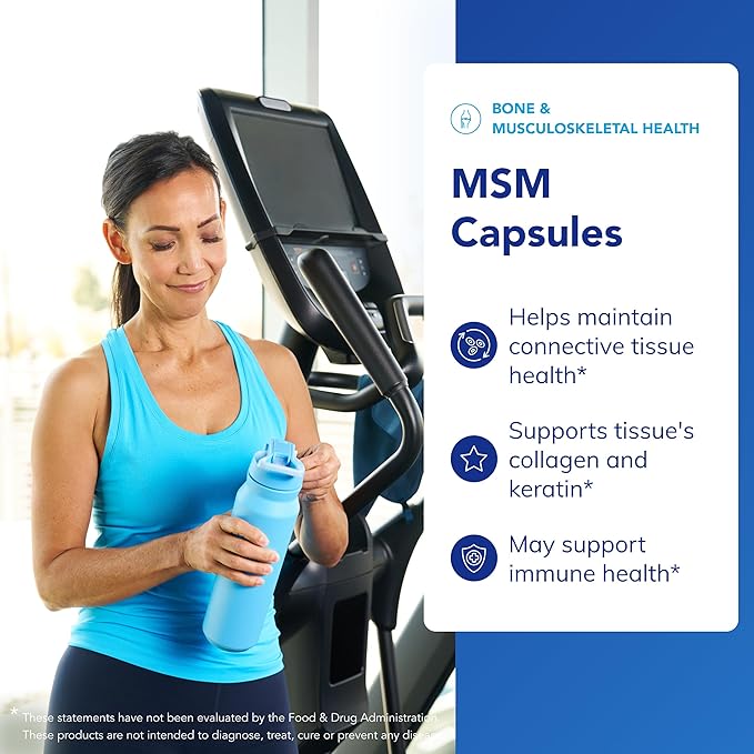 Pure Encapsulations MSM Capsules | Sulfur Supplement to Support Joints Immune System Connective Tissue and Respiratory Health* | 360 Capsules