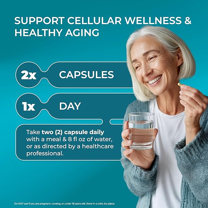 PUREHEALTH RESEARCH Youth Switch - Anti Aging Supplement for Women &amp Men - Longevity Mix for Healthy Aging - with Ashwagandha Cat's Claw Extract Astragalus Root L-Lysine HCL &amp More - 60 Cap