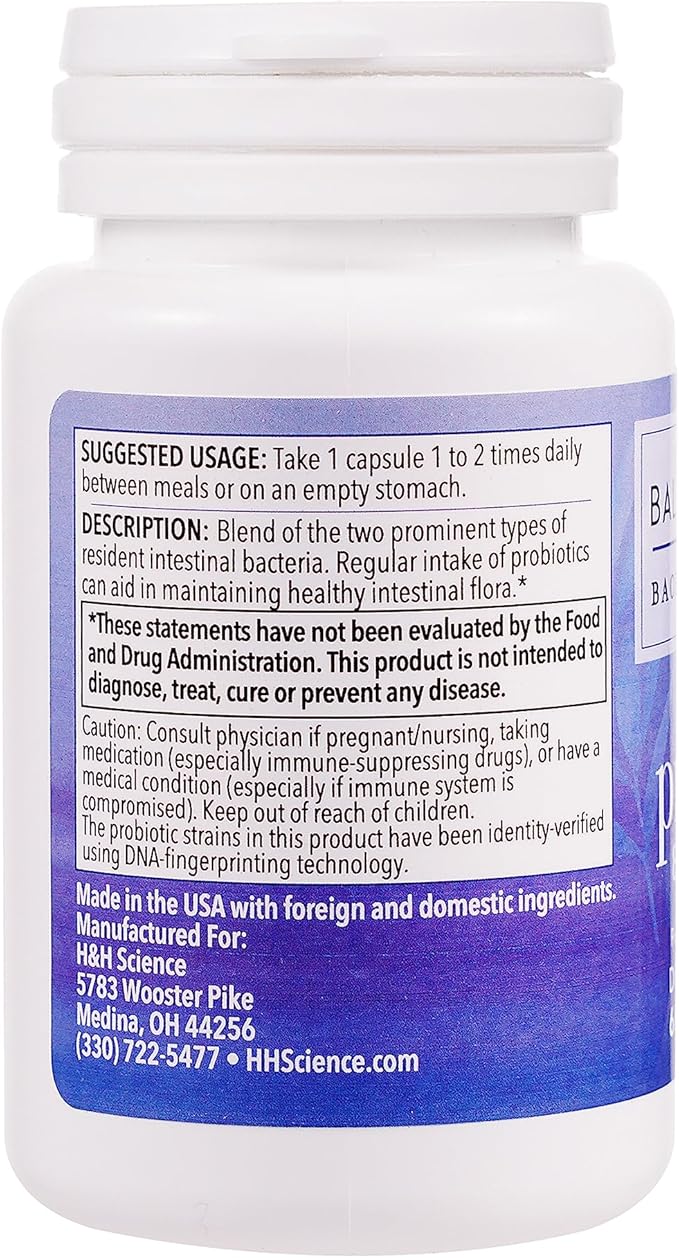 Enhanced Probiotic – 8 Billion CFU | Daily Gut &amp Skin Support Supplement – 3 Targeted Strains for Digestive Balance &amp Skin Health | 60 Vegetarian Capsules | Non-GMO*