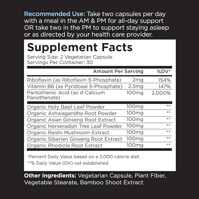 Livingood Daily Thyroid Support Bundle - Complete Thyroid Supplement Plus Adrenal and Cortisol Support