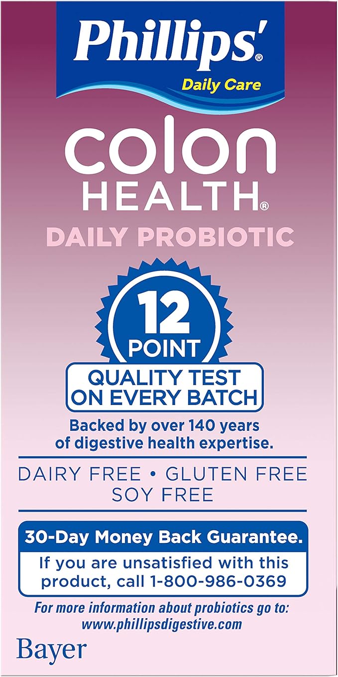 Phillips' Colon Health Probiotic Capsules 30-Count Bottle - Buy Packs and Save (Pack of 2)