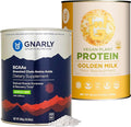 Gnarly Nutrition Golden Milk Vegan Protein Powder BCAAs Lemon Lime (10.58oz)