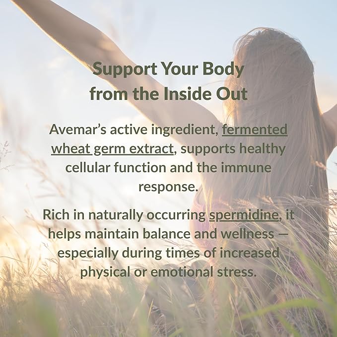 Avemar Fermented Wheat Germ Extract - Premium Tablets| Immune Support &amp Vitality | 300 Tablets 2x150
