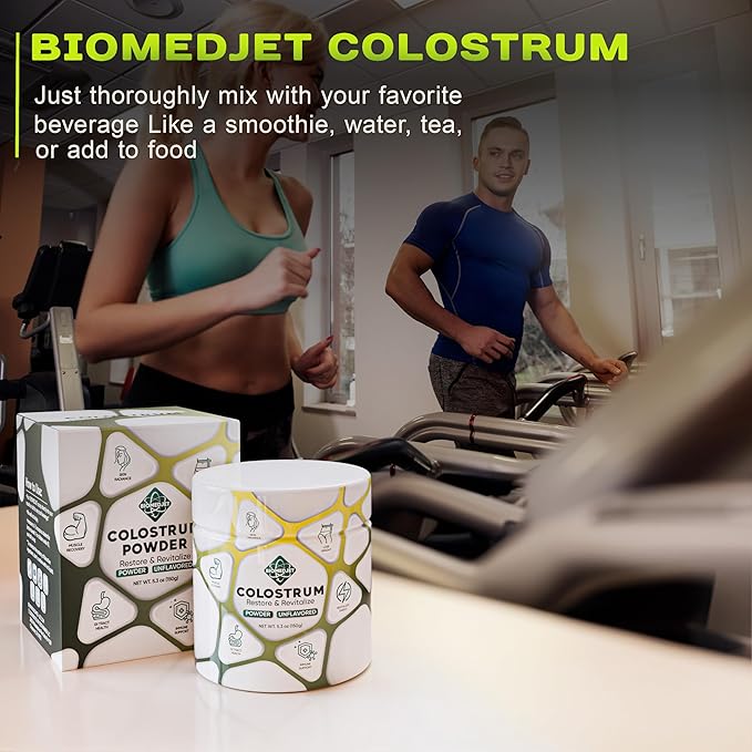 Colostrum Supplement Powder-for Immune Support Gut Health-Muscle Recovery &amp Wellness-Natural IgG-Pure Whole Bovine Superfood-Unflavored-75 Servings