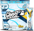 GHOST Hydration Packets Lemon Crush 24 Sticks Electrolyte Powder - Drink Mix Supplement with Magnesium Potassium Calcium Vitamin C - Vegan Friendly Free of Soy Sugar &amp Gluten