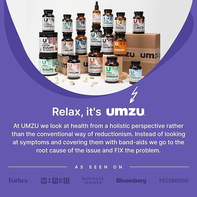 UMZU Daily Magnesium 30 Day Supply – Advanced Bioavailable Magnesium Complex with 3 Highly Absorbable Forms – Naturally Supports Energy Metabolism Muscle Relaxation Calmness &amp Overall Wellness