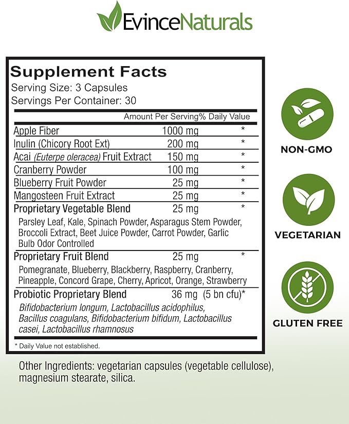 Probiotic and Prebiotic Supplement - 6 Strains of Intense Regenerative Probiotics for Men &amp Women 5 Billion CFU - Bowel Inflammation Immunity &amp Digestive Support - Digestive Supplement 90