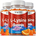 L-Lysine 1000mg Gummies - Supports Skin Lip Vegan Gluten Free 60 Chewable Lysine for Adults Vitamins Tissue Health &amp Immune System Amino Acid Vitamin Supplement &amp Complex Supplements (3