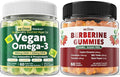 Nextdia Vegan Omega 3 Gummies Sugar Free + Berberine Supplement
