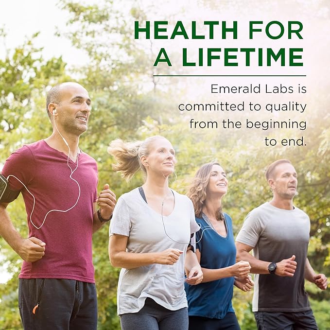 EMERALD LABS Bergamot+ - Supports Metabolism &amp Heart Health with Bergamot Pomegranate Amla &amp Camu Camu - Gluten-Free &amp Vegan - 60 Vegetable Capsules (30 Servings)