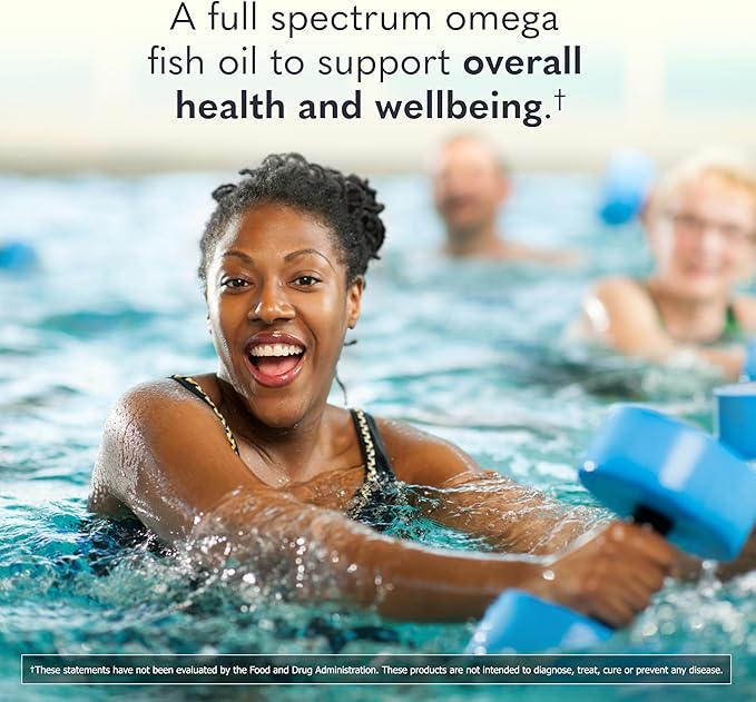 Garden of Life Dr. Formulated Salmon Oil Soft Gels – Full Spectrum Omega-3 Fish Oil Supplement with EPA DHA DPA – Heart Health Dietary Supplement 60 Softgels