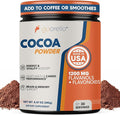 High Flavanol Cocoa Powder Supplement 1200mg Cocoa Flavanols &amp Flavonoids 30 Servings for Support Heart Health Blood Flow &amp Nitric Oxide Dark Cocoa Flavor