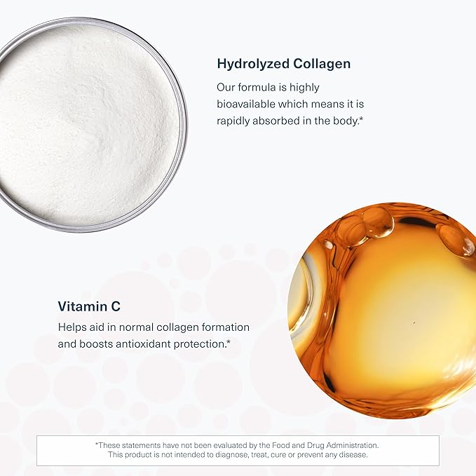 Youtheory Collagen Powder - 20 g Hydrolyzed Collagen Peptides - with Vitamin C Biotin &amp Amino Acids - Supports Joint &amp Bone Health* - Chocolate - 20 oz (21-Day Supply)