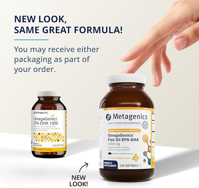 Metagenics Bundle - OmegaGenics EPA-DHA 1000 &amp PhytoMulti - 120 Softgels of EPA-DHA 1000 for Heart Health &amp Immune System Health* - 120 Tablets of PhytoMulti for Overall Health &amp Aging*