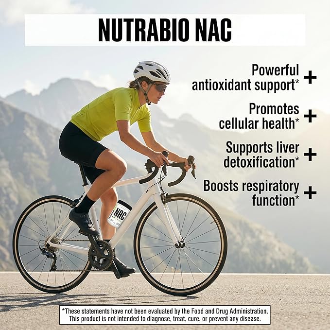 NutraBio N-Acetyl Cysteine Supplement (NAC) - 150 Grams Powder 600mg Serving - Powerful Anti-Oxidant - Immune Support - No Fillers - Non-GMO - Gluten Free