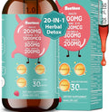 200mg Zeolite Detox for Kids &amp Adults 20-in-1 Herbal Liquid with 300mg Chlorella 200mg Milk Thistle Cilantro Vitamins &amp Probiotics Supports Speech Cleanse Immune &amp Gut Health Berry