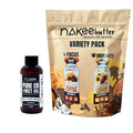 Nakee Butter Energy Support &amp Flavor Kit: 4oz MCT Oil &amp Protein-Friendly Variety Pack – Combined 2 Week Supply